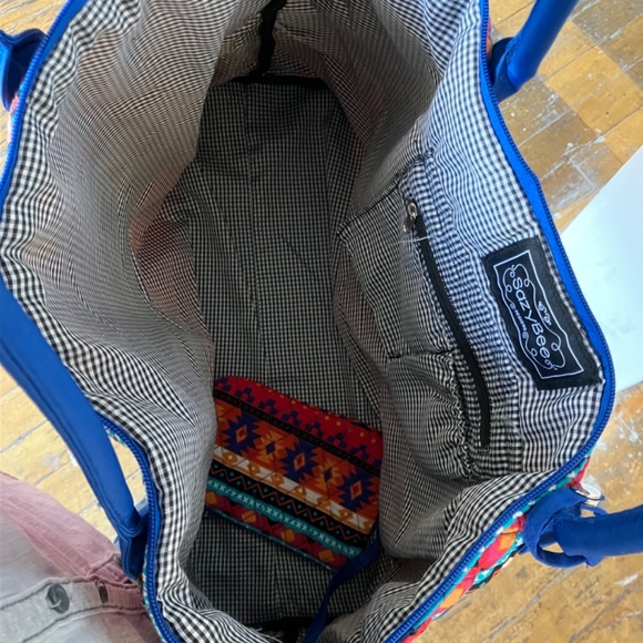 Western printed quilted tote - Picture 6 of 8